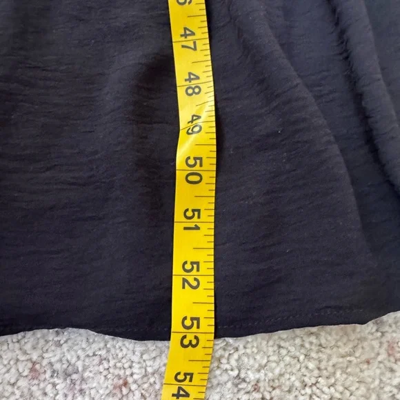 NWT Monteau Size S Tiered Black Maxi Dress - Picture 10 of 11